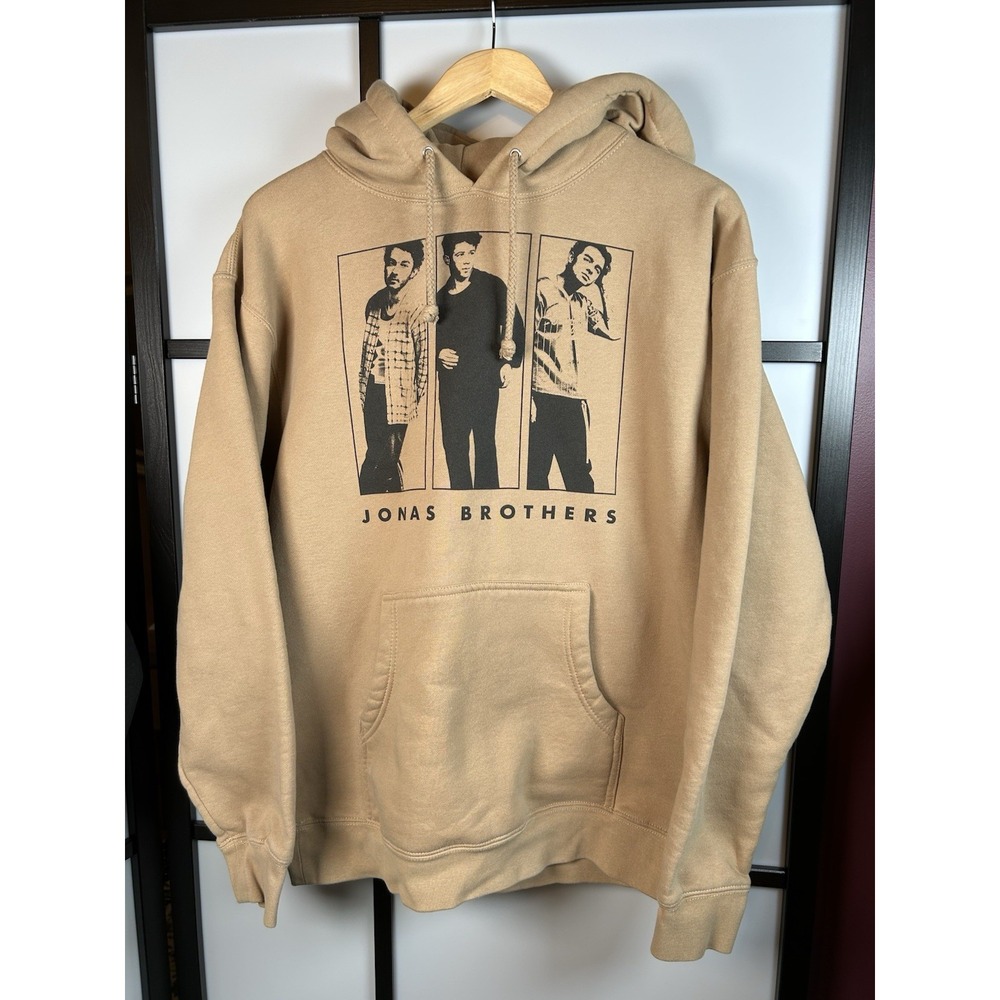 Jonas Brothers 2023 Tour Pullover Brown Hoodie Medium